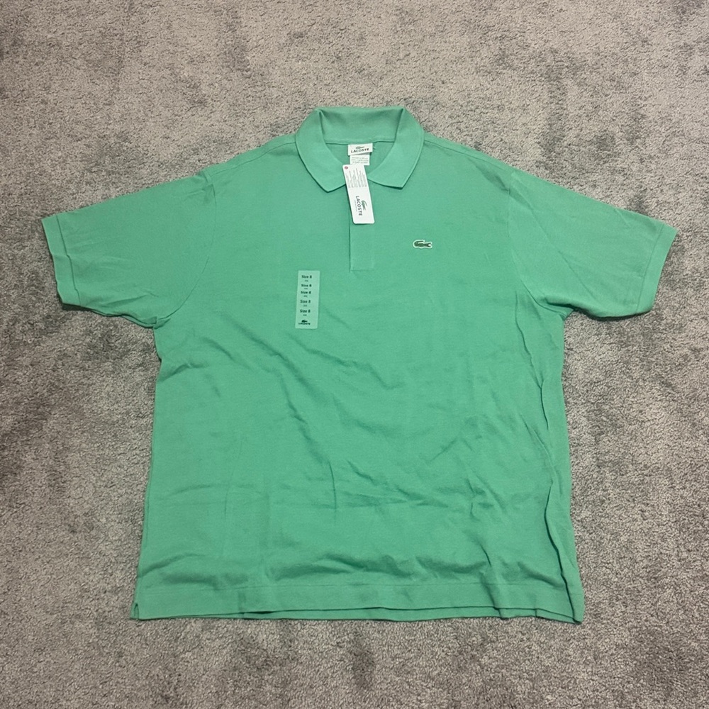 Lacoste Men's Polo in Fresh Green - Picture 5 of 7